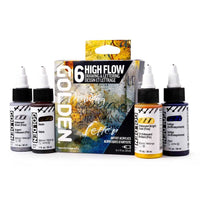 Сет акрилни бои Golden High Flow Drawing & Lettering 6 x 30 ml