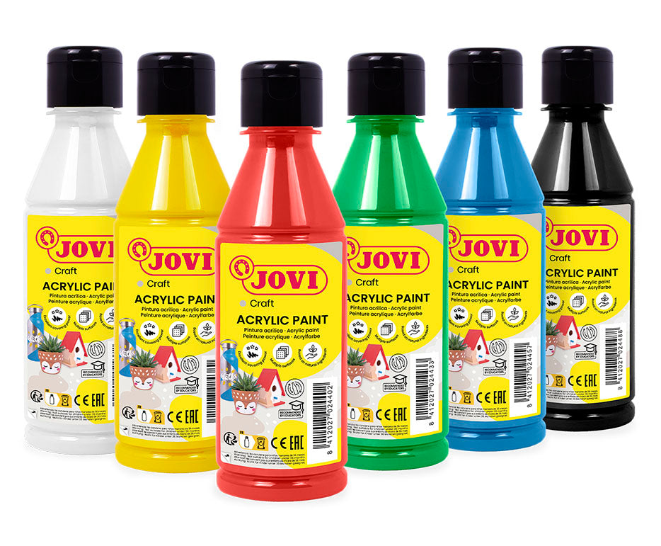 Сет акрилни бои JOVI Jovidecor 6 x 250 ml варијанта А