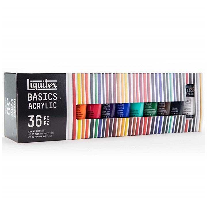 Сет акрилни бои Liquitex Basics - 36x22 ml