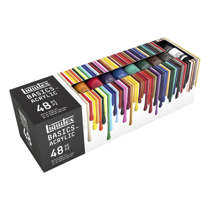 Сет акрилни бои Liquitex Basics - 48x22 ml