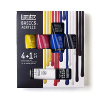 Сет акрилни бои Liquitex Basics - 4x75 ml + 1x118ml