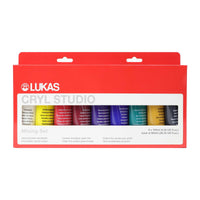 Сет акрилни бои LUKAS Cryl Studio 9 x 100 ml – 1
