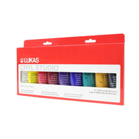 Сет акрилни бои LUKAS Cryl Studio 9 x 100 ml