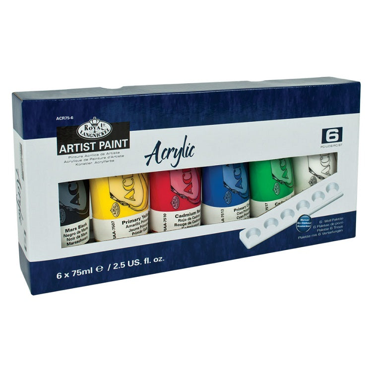 Сет акрилни бои Royal & Langnickel Essentials - 7 делови