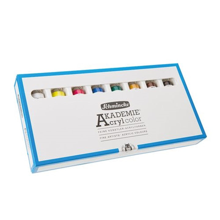 Сет акрилни бои во туби Schmincke AKADEMIE 8 x 20 ml