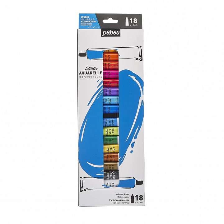 Сет акварел бои  Pebeo Studio  18 x 12 ml - 1