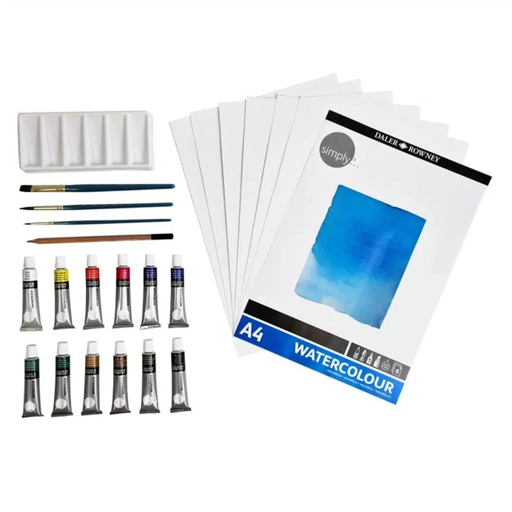 Сет акварел Daler Rowney со додатоци 25 парчиња - 3