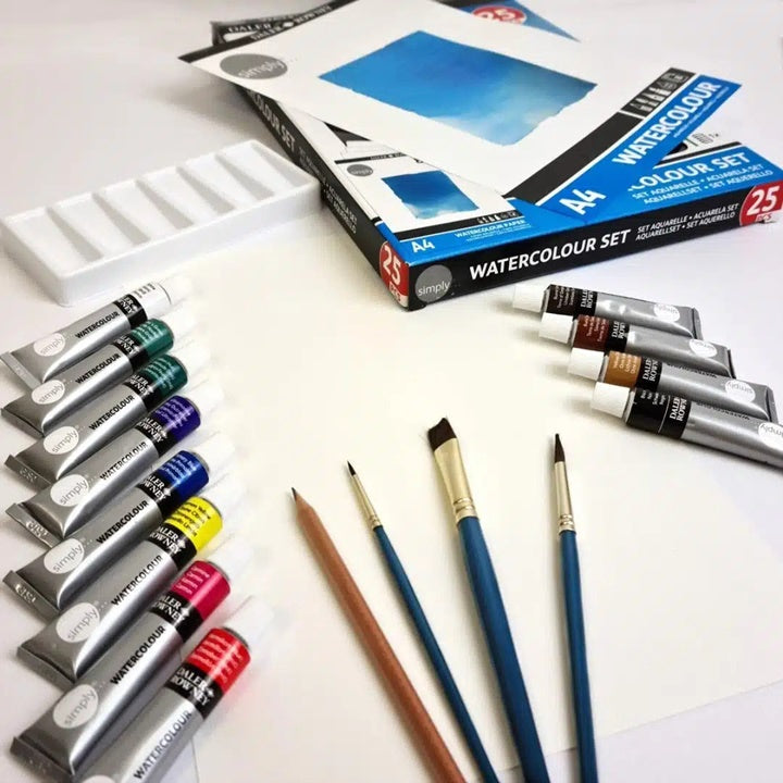 Сет акварел Daler Rowney со додатоци 25 парчиња - 4