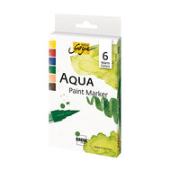 Сет акварел фломастери Aqua Solo Goya Warm Colors - 6 бр