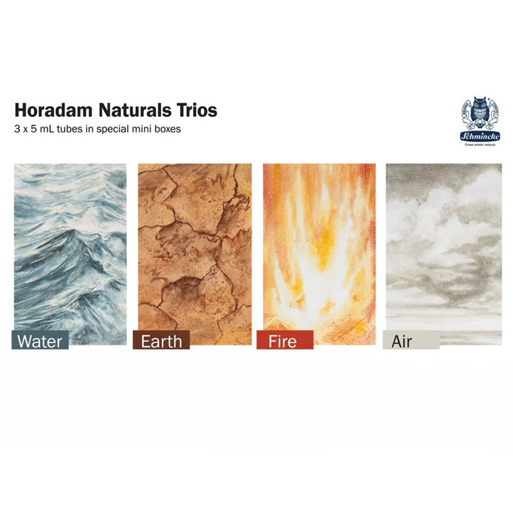 Сет акварел Trio Fire HORADAM Naturals - 4