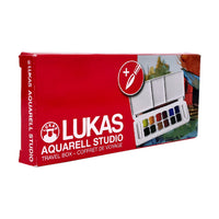 Сет акварелни бои LUKAS Studio во пластична кутија - 13-делен