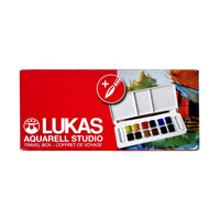 Сет акварелни бои LUKAS Studio во пластична кутија - 13-делен