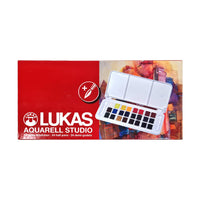 Сет акварелни бои LUKAS Studio во пластична кутија - 24 пар.