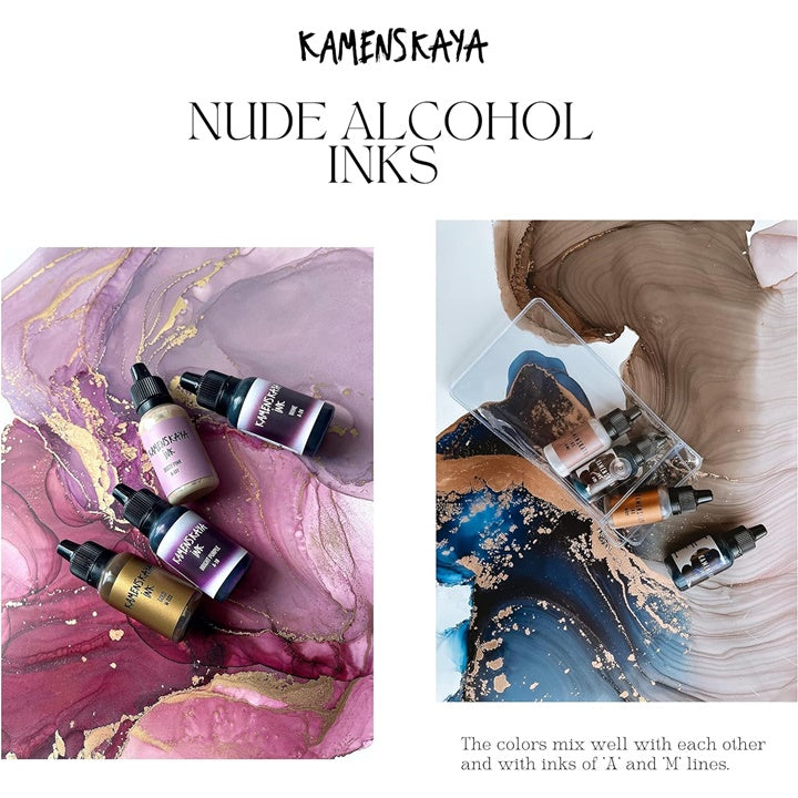 Сет алкохолни мастила NUDE KAMENSKAYA 16 x 15 ml - 5