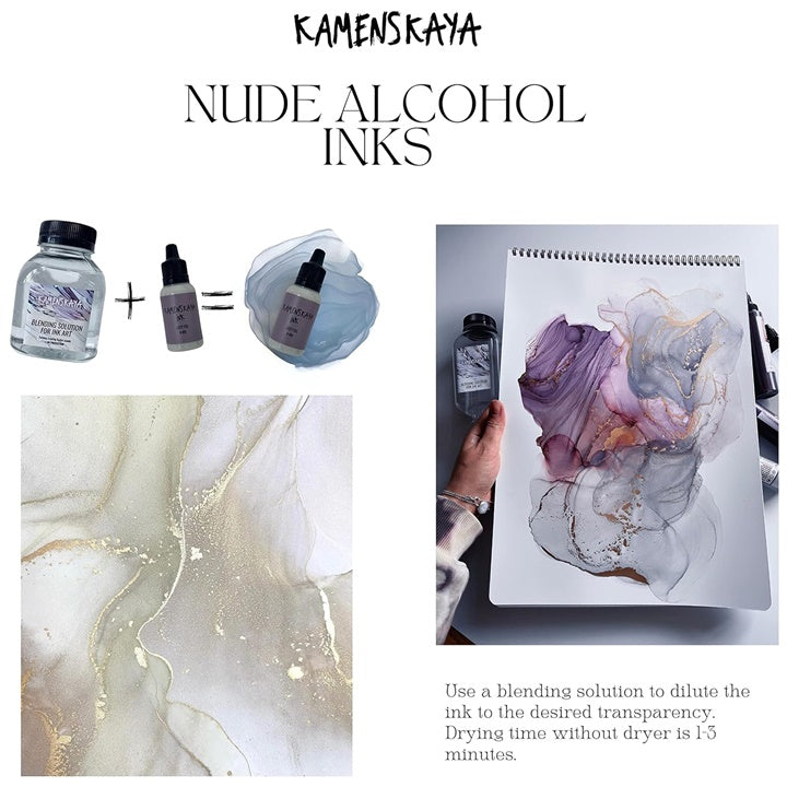 Сет алкохолни мастила NUDE KAMENSKAYA 16 x 15 ml - 7