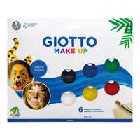Сет бои за лице GIOTTO Make Up 6 x 5 ml со четка и сунѓер