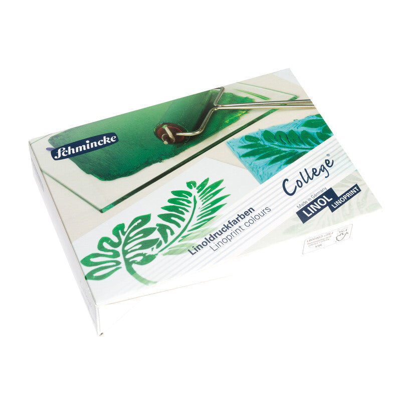 Сет бои за линорез Schmincke College Linol, 5 x 75 ml, основни бои