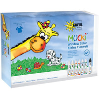 Сет бои за стакло MUCKI - Светот на малите животни