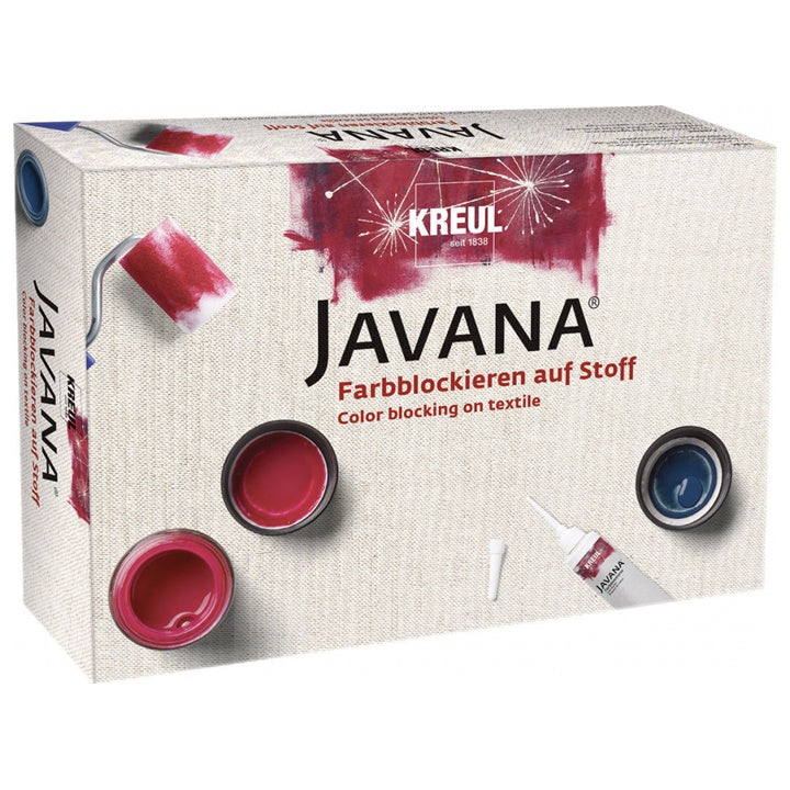 Сет бои за текстил со техника блокирање JAVANA KREUL