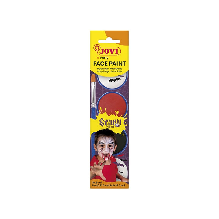 Сет боја за лице Scary со додатоци 3 x 8 ml - 4