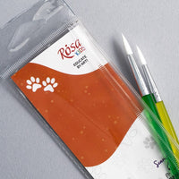Сет четки ROSA Kids 2 парчиња синтетички | тркалезни бр. 6, 8 — слика 4