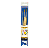 Сет четки за сликање da Vinci JUNIOR 4212 за училиште и hobby - 3 парчиња