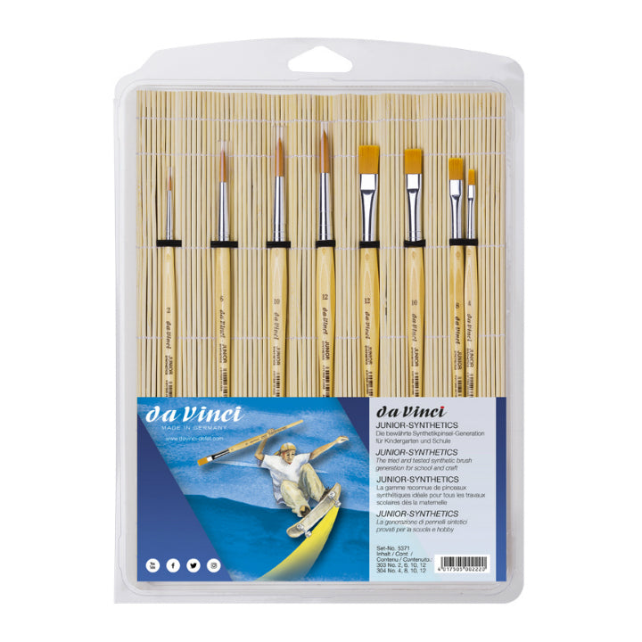 Сет четки за сликање da Vinci JUNIOR 5371 за училиште и hobby - 8 парчиња