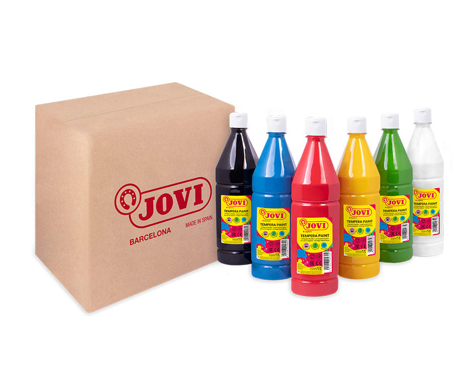 Сет детски бои JOVI Premium 6 x 1000 ml
