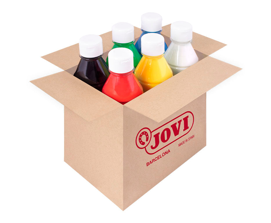 Сет детски бои JOVI Premium 6 x 250 ml – варијанта A