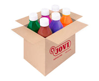 Сет детски бои JOVI Premium течна темпера 6 x 250 ml – микс бои варијанта B