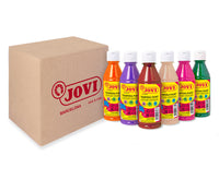 Сет детски бои JOVI Premium течна темпера 6 x 250 ml – микс бои варијанта B