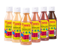 Сет детски бои JOVI Premium течна темпера 6 x 250 ml во боја на кожа