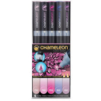 Сет фломастери Chameleon 5 бр - Floral Tones