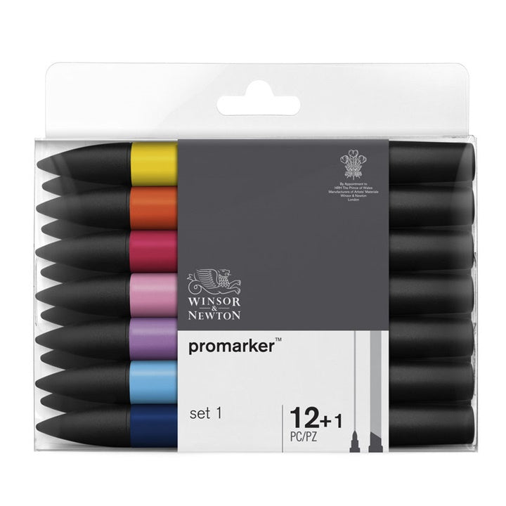 Сет фломастери Winsor & Newton Promarker - основни нијанси