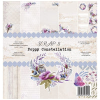 Сет хартии за scrapbooking Poppy 30.5 x 30.5 cm