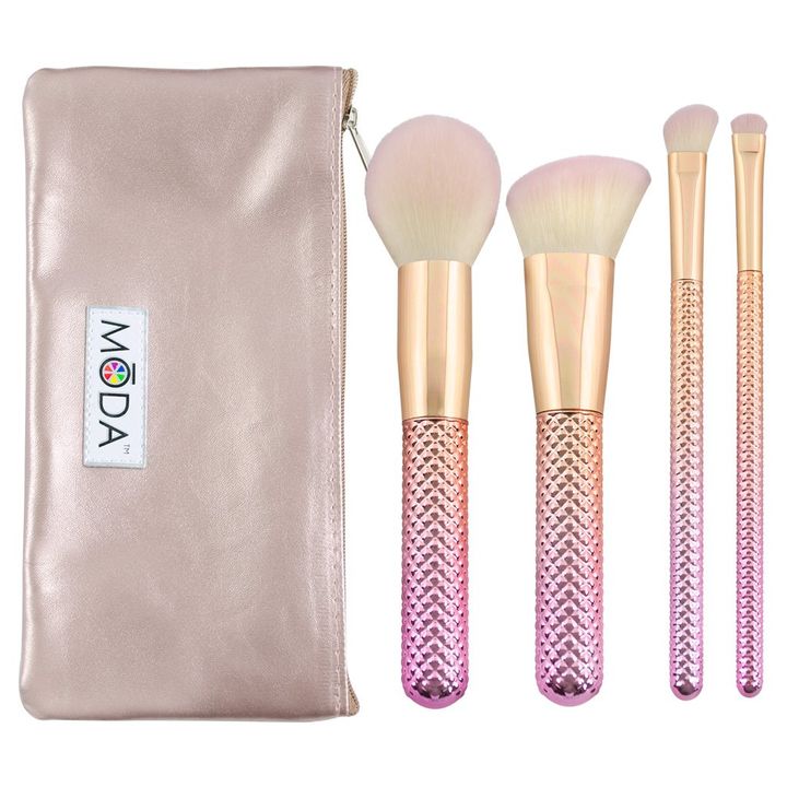 Сет козметички четки Complete Kit Rose 5 парчиња