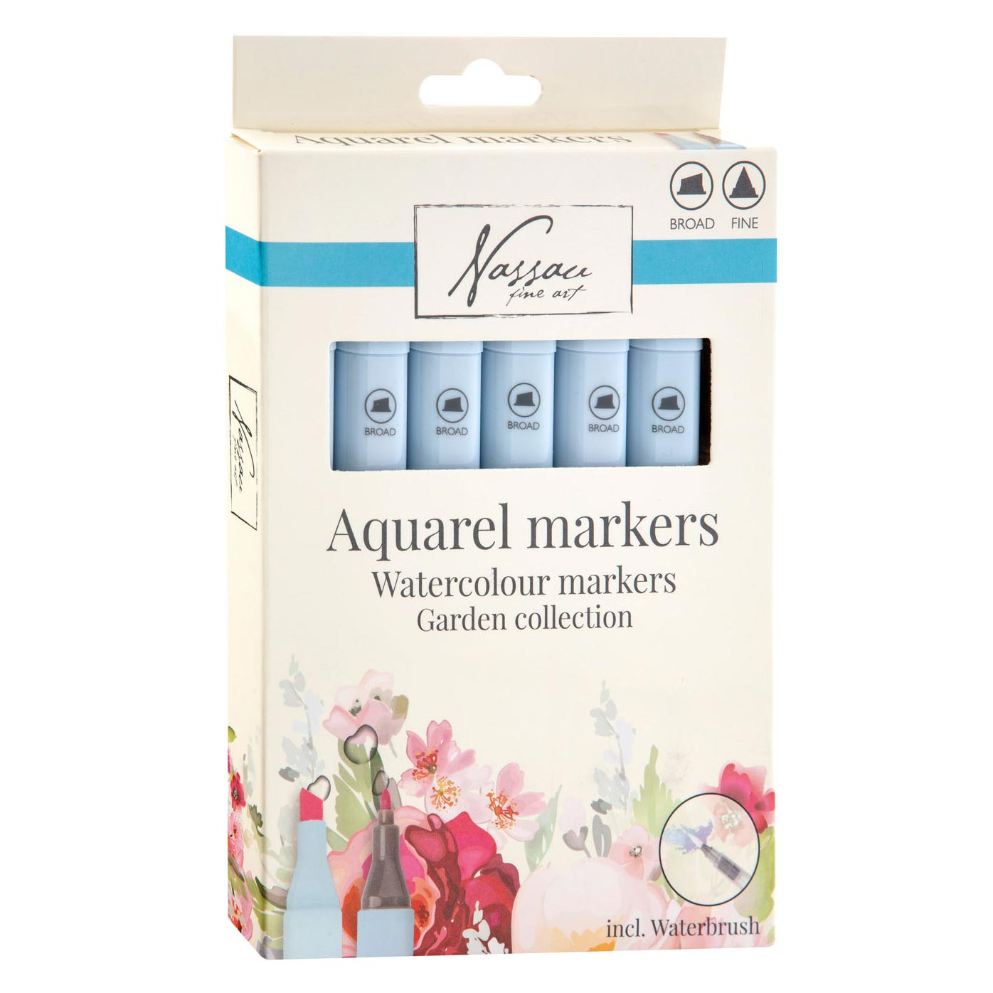 Сет маркери акварел Nassau Garden Collection - 7 парчиња