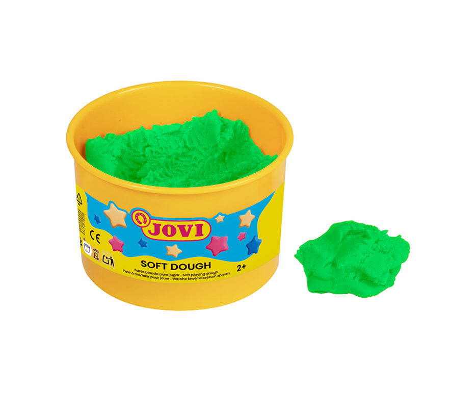 Сет маса за моделирање JOVI Soft Dough неонски бои 6 x 460 g