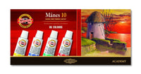 Сет маслени бои KOH-I-NOOR Mánes - 10 x 16 ml