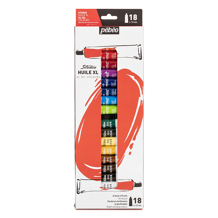 Сет маслени бои Studio Huile XL Pebeo 18 x 12 ml