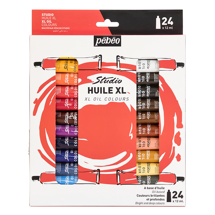 Сет маслени бои Studio Huile XL Pebeo 24 x 12 ml