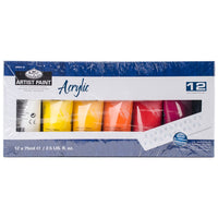 Сет на акрилни бои ARTIST Paint 12 x 75 ml