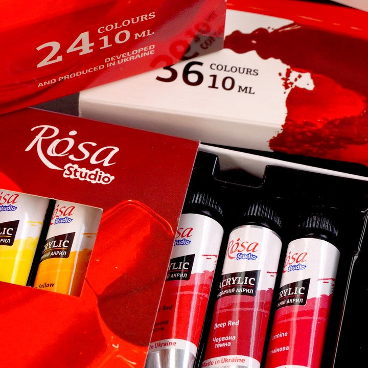Сет на акрилни бои ROSA STUDIO | 12x10 ml — слика 6