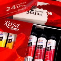 Сет на акрилни бои ROSA STUDIO | 12x10 ml — слика 6