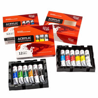 Сет на акрилни бои ROSA STUDIO | 12x20 ml — слика 3