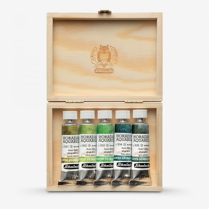 Сет на акварелни бои во туби Schmincke Super Granulation 5x15ml