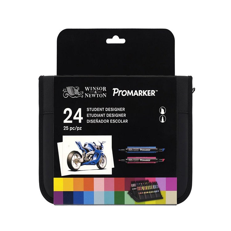 Сет од 25 маркери Winsor & Newton Promarkers во футрола