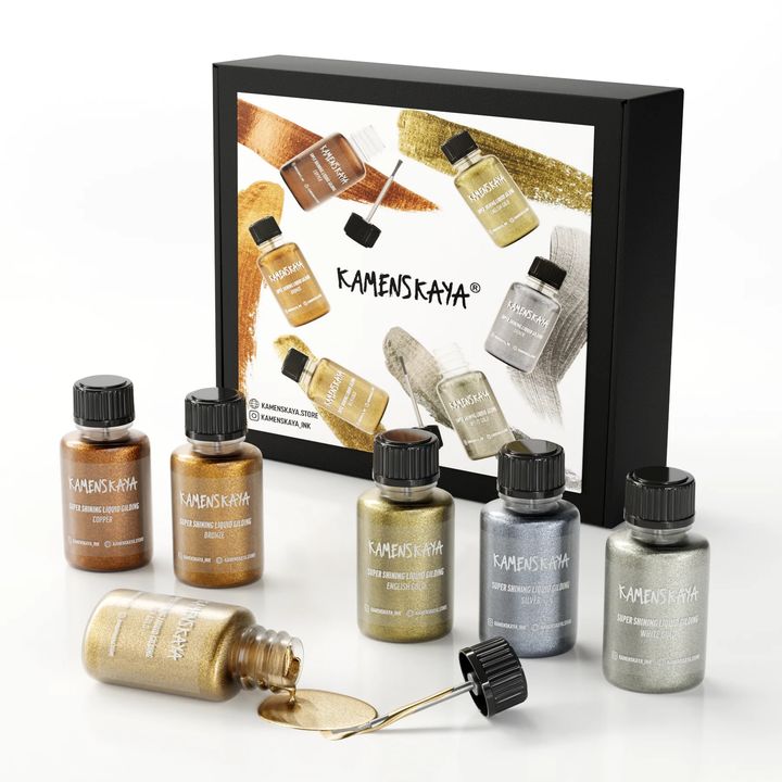 Сет од течен метал KAMENSKAYA 6x20 ml - 1