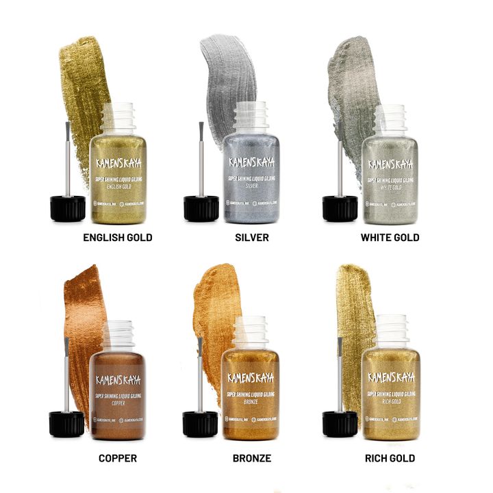 Сет од течен метал KAMENSKAYA 6x20 ml - 3