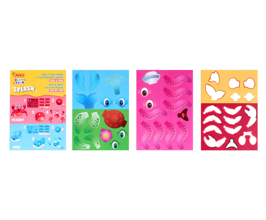 Сет пластелин за моделирање JOVI Play&Fun Splash 360 g во куферче